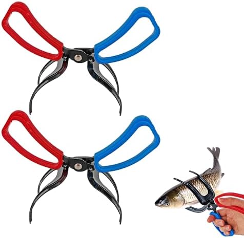 3 Fish Claw Gripper, Fishing Pliers, Fish Gripper, Metal Control Clamp Tong Tackle Tool, Multi-Functional Light Weight Accessories by Unknown