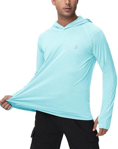 Roadbox Men's UPF 50+ Fishing Shirts, Long Sleeve UV Sun Protection Hoodie - Image 2