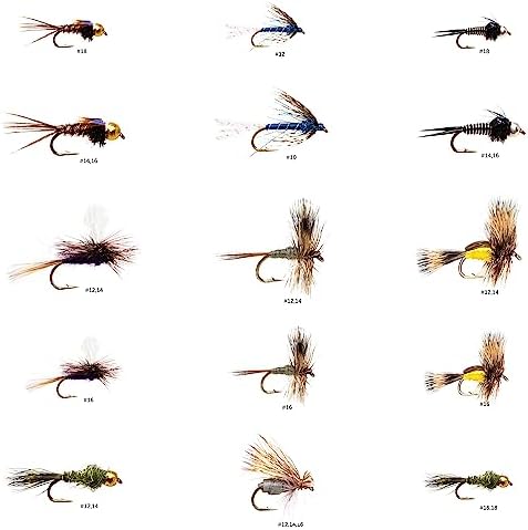 Outdoor Planet 24/26/36 Ultimate Fly Fishing Assorted Flies Kit with Hand-Tied Dry, Wet Flies, Nymphs, Streamers, Terrestrials, Leeches - Ideal Lure Set for Trout, Bass, Salmon, Steelhead for Anglers - Image 2