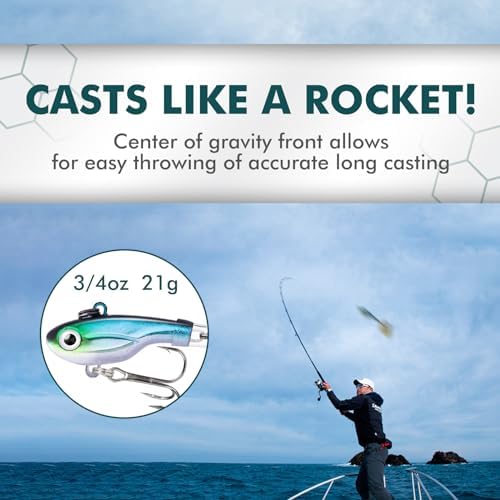 TRUSCEND Swim or Jig Fishing Spinner Baits for Freshwater and Saltwater, Rooster Tail Fishing Lures for Trout Bass Walleye Crappie Salmon Pike, Blade Bait with Copper Blade - Image 3