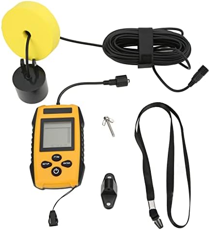 Garosa Wired Fish Finder Depth Finder, Portable HD LCD Sonar Detection with 328ft Depth Range Backlight Display Included Transducer for Kayak Boat ABS 1 Pack - Image 6