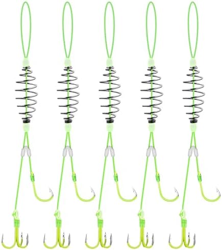 Dyxssm Drum Spring Feeder Fishing Hooks, Carp Bait Traps Fishing Hook by Dyxssm