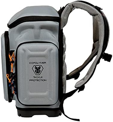 Plano Atlas 3700 Tackle Fishing Backpack, Gray EVA Material, Includes 3 3750 StowAway Utility Boxes for Worms, Lures, & Baits, Waterproof & Non-Skid Base, Grey - Image 4