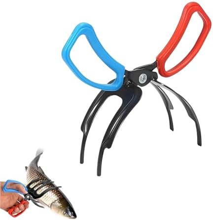 3 Claw Fish Gripper, 2026 New Multifunctional Metal Fishing Pliers Gripper, Non-Slip Fish Grabber Tool, Lightweight Fishing Accessories for Catch and Release by Lyngvio