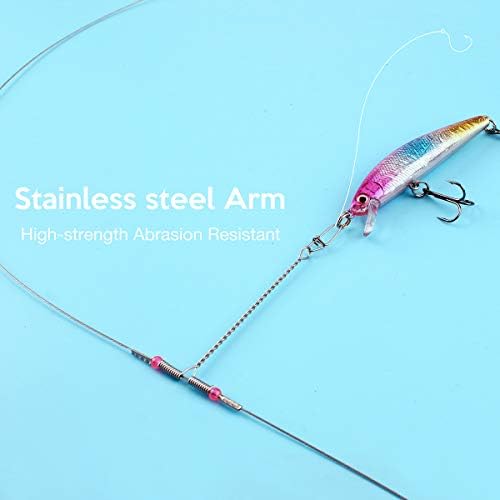 Fishing Leaders, Fish Line Stainless Steel Wire with Swivels Snap Connect Fishing Gear and Equipment Tackle Kit, for Lures Bait Rig Or Hooks, Fishing Gift - Image 5