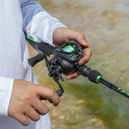 KastKing Zephyr Dual-Tip Baitcaster & Spinning Fishing Rod and Reel Combo - Image 2
