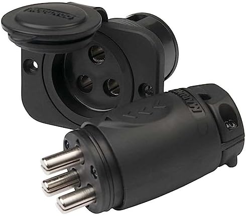 Marinco 70A Trolling Motor Plug and Receptacle Kit by Marinco