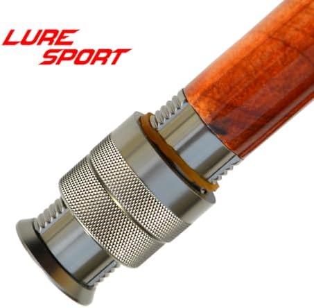 Luresport Wood Aluminum Reel seat with End Cap Fly Fishing Rod Building Component Repair Fly Rod DIY Accessory - Image 5