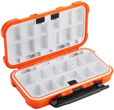 Hlotmeky Small Kayak Mini Tackle Box Waterproof Fishing Lure Box Terminal Storage Fishing Hook Organizer by Hlotmeky