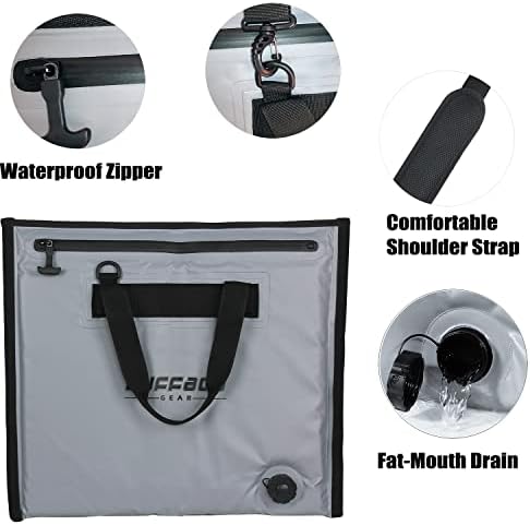 Buffalo Gear Insulated Cooler Bag - 20x18in Bait Cooler, Waterproof Fish Kill Bag - Image 3