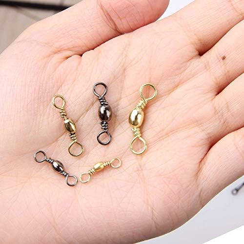 Shaddock Fishing 300pcs Barrel Swivels Fishing Tackles Saltwater Freshwater - Image 5