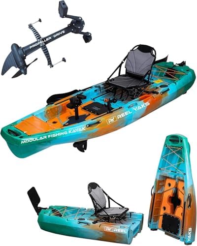 Reel Yaks Radar Modular Fishing Kayak, 10ft, 430 lbs Capacity by ReelYaks