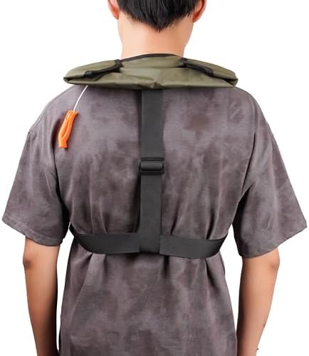 Automatic Inflatable Life Jacket | Low Profile PFD for Adults | Compact Design Self Inflating Life Vest | Supports up to 330 lbs - Image 3