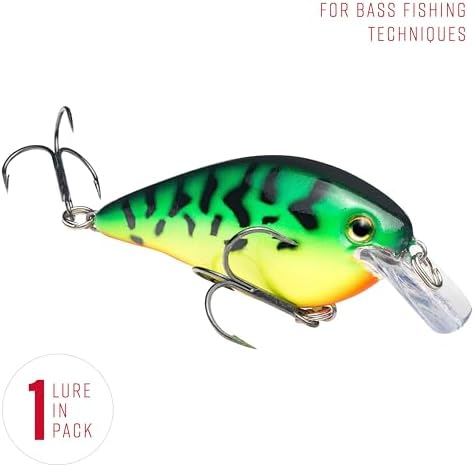 Strike King KVD 1.5 Hard Knock Fishing Lure, 3/8 oz, 3D Lifelike Eyes - Image 3