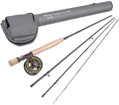 Aventik TroutFly Fly Fishing Rod with Rod Tube by AVENTIK