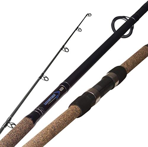Okuma Longitude Surf Graphite Rods (Large, Black/Blue/Silver) by OKUMA