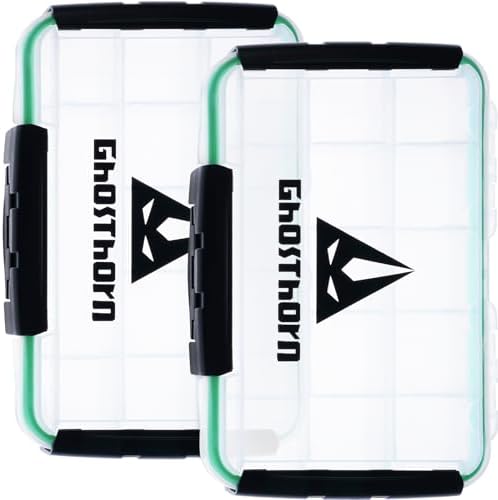 Ghosthorn Waterproof Fishing Tackle Box Organizer 3600 Lure Storage 2 Pack by Ghosthorn