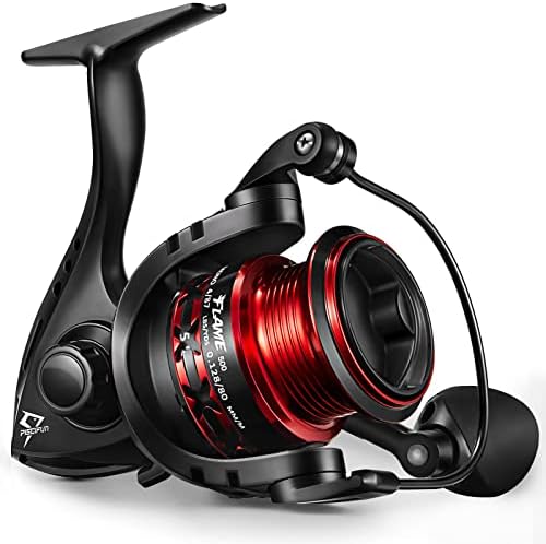 Piscifun Flame Spinning Reel, Lightweight, 22lb Max Drag, 9+1BB by Piscifun