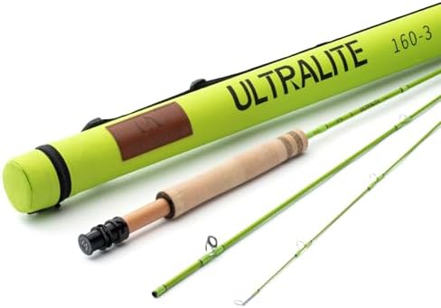 Maxcatch Ultralite-X Fly Fishing Rod for Small Streamers, Super Light Weight, Trout Fishing, 1/2/3wt, Small River by Maxcatch