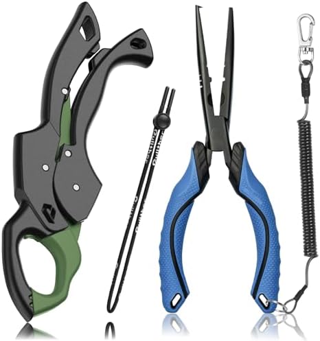 Fish Gripper 9.2",Fishing Pliers,Fishing Tool Kit by pulltherfishing