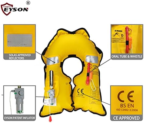 Eyson Inflatable Life Jacket Life Vest Basic Automatic/Manual - Image 5