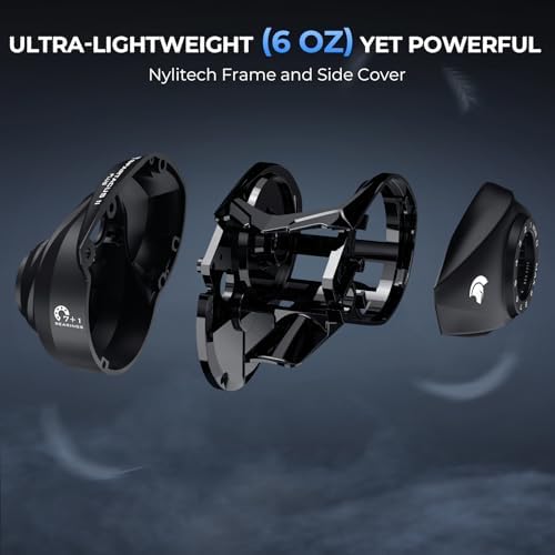 KastKing Spartacus II Plus Baitcasting Fishing Reels with 8.0:1 Gear Ratio - Image 6