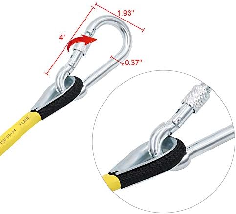 X XBEN Outdoor Climbing Rope 10M(32ft) 20M(64ft) 30M(96ft) 50M(160ft) 70M(230ft) 152M(500FT) 352M(1000FT) Static Rock Climbing Rope for Escape Rope Ice Climbing Equipment Fire Rescue Parachute - Image 3