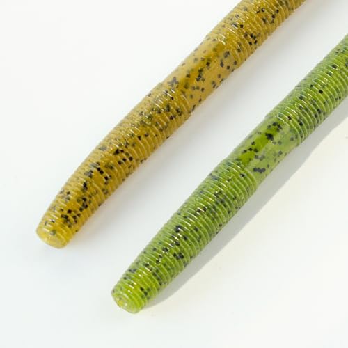 5'' Senko Bait Soft Stick Worms for Wacky Rig Bass Fishing - Image 2