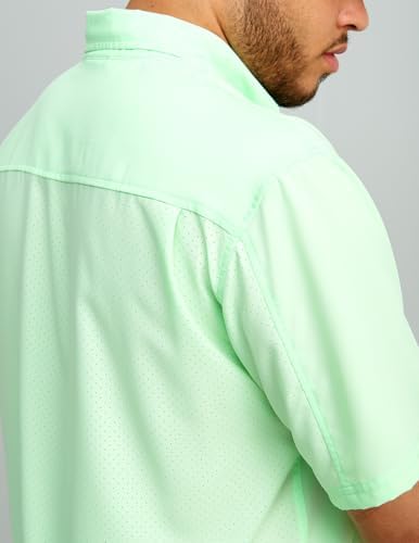HUK Men's Tide Point Kc Scott Original Artwork Short Sleeve Shirt, Fishing Button Down - Image 2