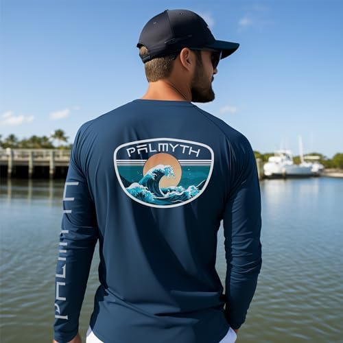 Palmyth Fishing Shirts for Men Long Sleeve UPF 50+ T Shirt Sun Protection - Image 4