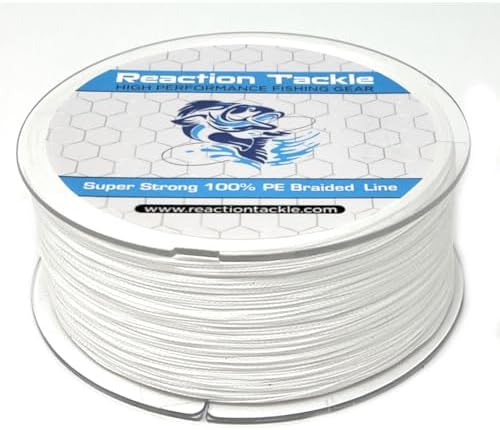 Reaction Tackle Braided Fishing Line - Pro Grade Power Performance for Saltwater or Freshwater Fish - Colored Fishing Line Braid for Extra Visibility by ReactionTackle