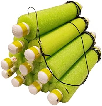 Catfish Noodle Jugs 10 Pack- Lime Green, Red, Blue, Orange, White, and Multicolor Catfish - Catfish Rig - Catfishing Tackle - Jug Lines for Catfishing- Made in The USA by Unknown