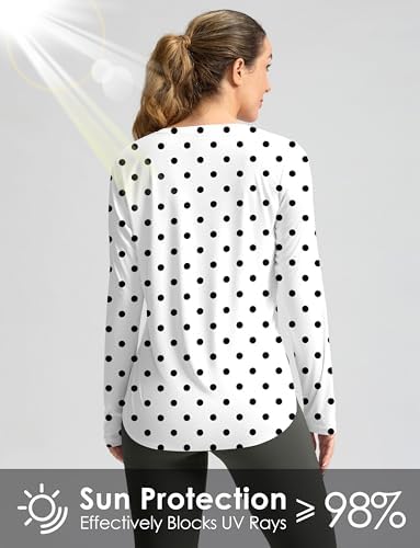 G Gradual Women's Sun Shirts UPF 50+ Long Sleeve Workout Hiking Tops - Image 4
