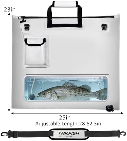 THKFISH Fish Tournament Weigh in Bag for Bass Fishing with Leakproof Zipper - Image 6