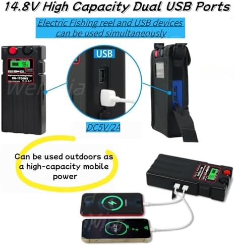 Electric Fishing Reel Battery 12V 17500mAh - Image 2