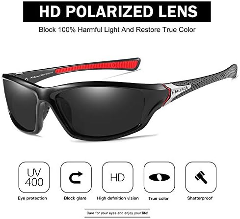 FAGUMA Sports Polarized Sunglasses For Men UV400 Protection - Image 3
