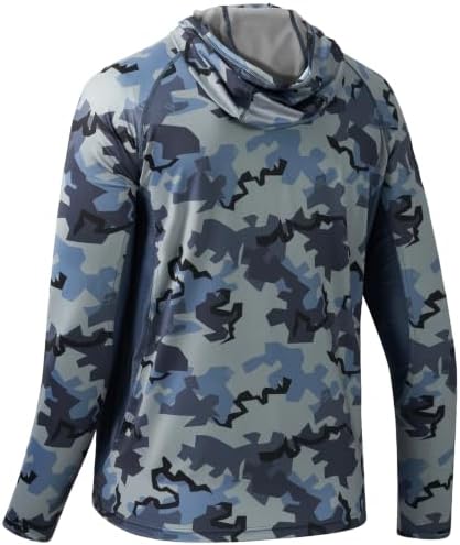 BASSDASH Men's UPF 50+ Camo Long Sleeve Hunting Fishing Hoodie Shirt - Image 4