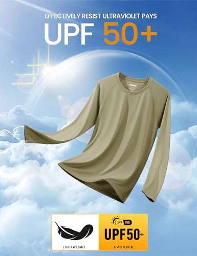 MAGCOMSEN Men's Long Sleeve Shirts UPF 50+ UV Sun Protection Athletic Shirts for Hiking Running Workout Rash Guard - Image 3