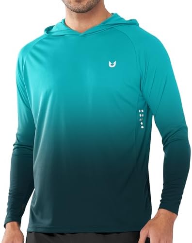 NORTHYARD Men's Sun Hoodie Long Sleeve Fishing Shirts UPF 50+ Rash Guard by NORTHYARD