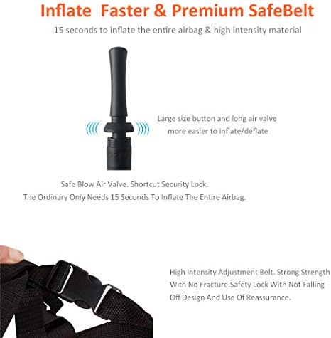 Inflatable Snorkel Vest Adult Snorkeling Jacket Free Diving Swimming Safety - Image 4
