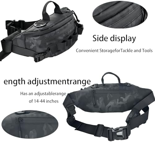 Fishing Fanny Pack for Men -Fishing Fanny Pack-Lightweight and Fishing Sling Pack - Image 5