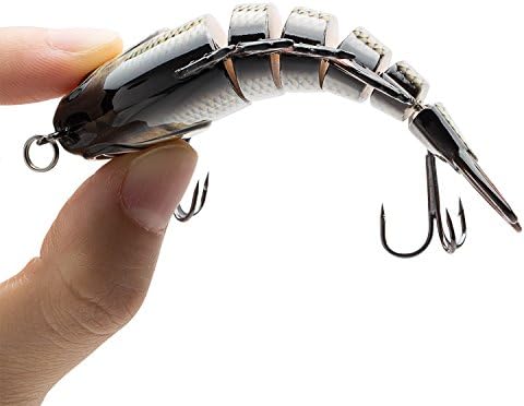BASSDASH SwimPanfish Multi Jointed Bluegill Bass Fishing Lure Swimbaits - Image 3