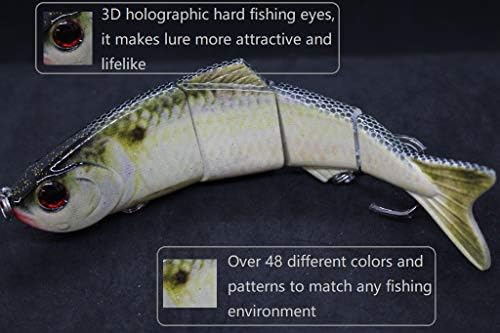 Minnow Crankbait for Bass Fishing Bass Lure Jerkbait Fishing Lures and Tackle Box - Image 4
