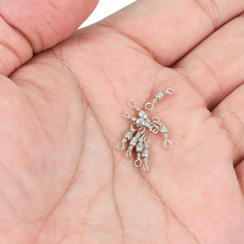 PATIKIL Fishing Barrel Swivels Carbon Steel Terminal Tackle - Image 5