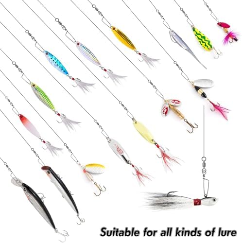 Dr.Fish 30 Pack Barrel Snap Swivels, Barrel Swivels Fishing Tackle Crane Rolling Coast Lock Snap Lure Leader Line Connector Fresh&Saltwater - Image 7