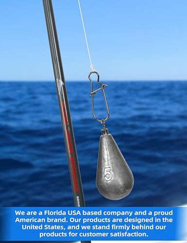 BLUEWING Casting Swivel Bell Sinkers Fishing Weights 1/2oz-8oz Drop Shot Dipsey Lead Saltwater - Image 4