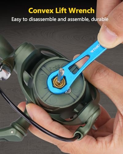 THKFISH Fishing Reel Maintenance Kit, Reel Repair Tool Kit, Fishing Reel Cleaning Set with Spool Pin Remover and 28 in 1 Screwdriver or 38 in 1 Electric Screwdriver - Image 5