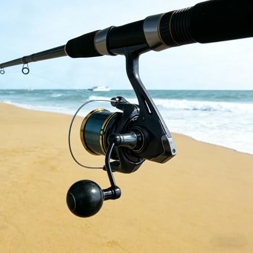 Heavy Duty Spinning Reel Metal Body with CNC Machined Spool 55LB Max Drag 8/10+1 BB Ultra Smooth 4.1/4.6/4.8:1 High Speed Gear Ratio Saltwater Freshwater Fishing Reel for 8000 to 16000 Series - Image 2