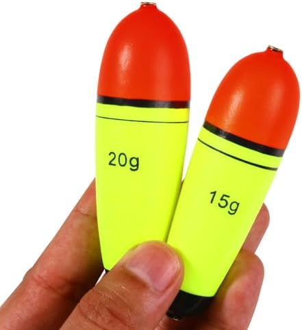 5Pcs Slip Bobbers Fishing Floats, EVA Foam Slider Bobbers Corks for Carp Bass Pike Perch Catfish, Saltwater Freshwater Fishing Floats Assortment - Image 5