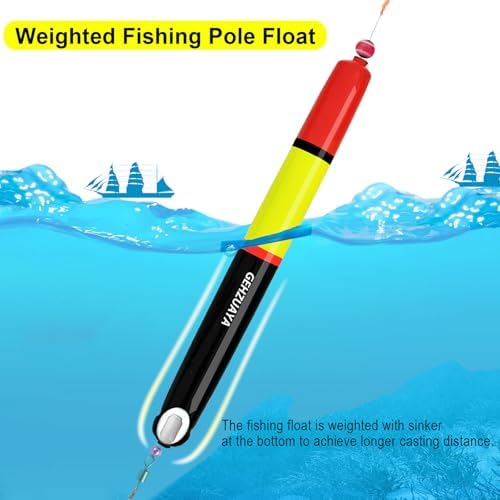 Fishing Bobbers Floats, Catfish Floats Weighted Float for Fishing, High Visibility Wood Bobber for Catfish Pike - Image 4